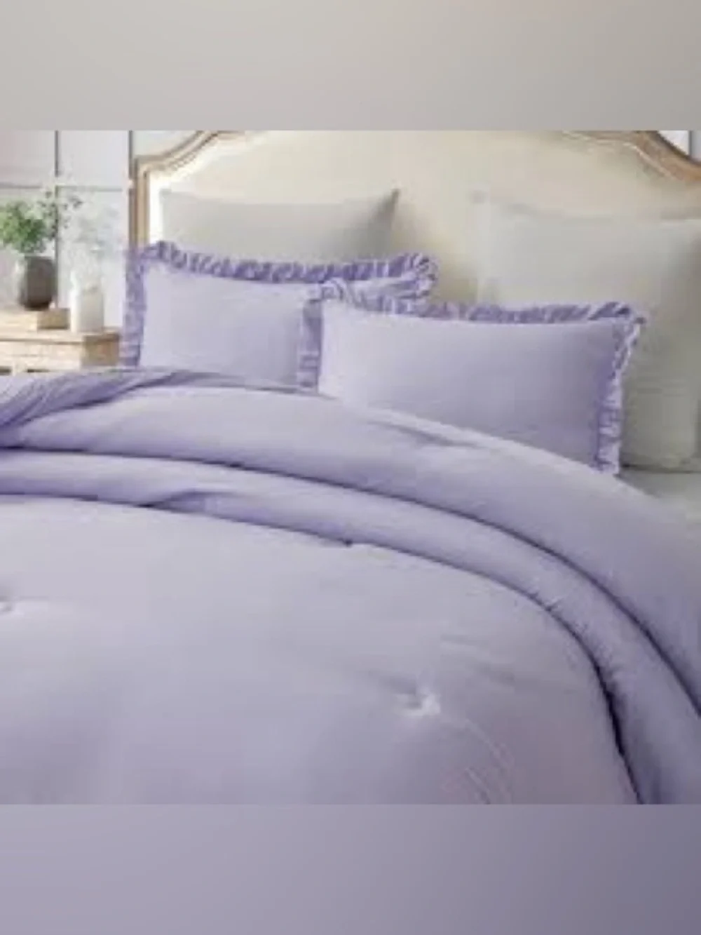 Queen 3 piece lavender soft comforter